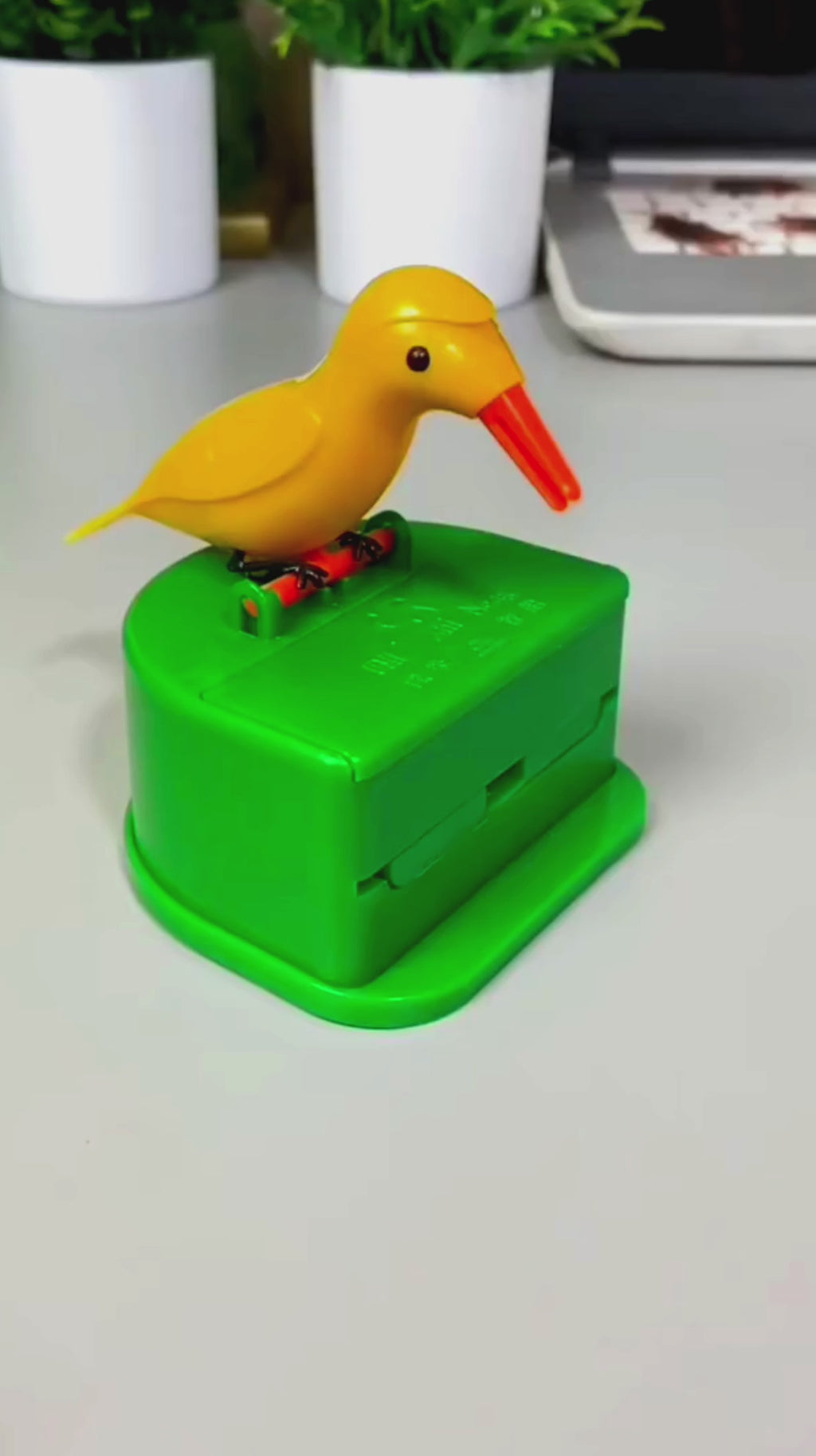Cute Bird Toothpick Dispenser Bird Shape Toothpick Holder Box