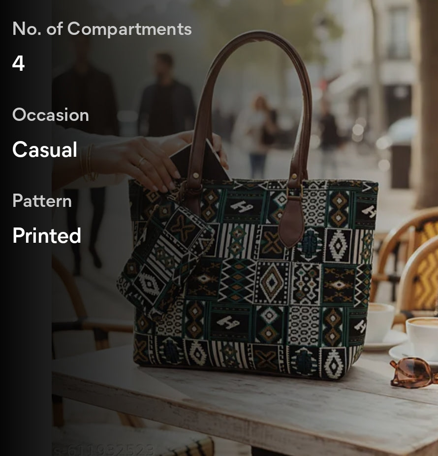 Tote Bag with Matching Pouch