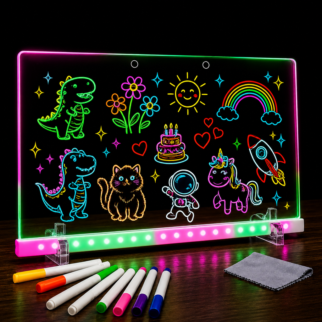 NISCO LED Writing Memo Board Lamp Acrylic Light