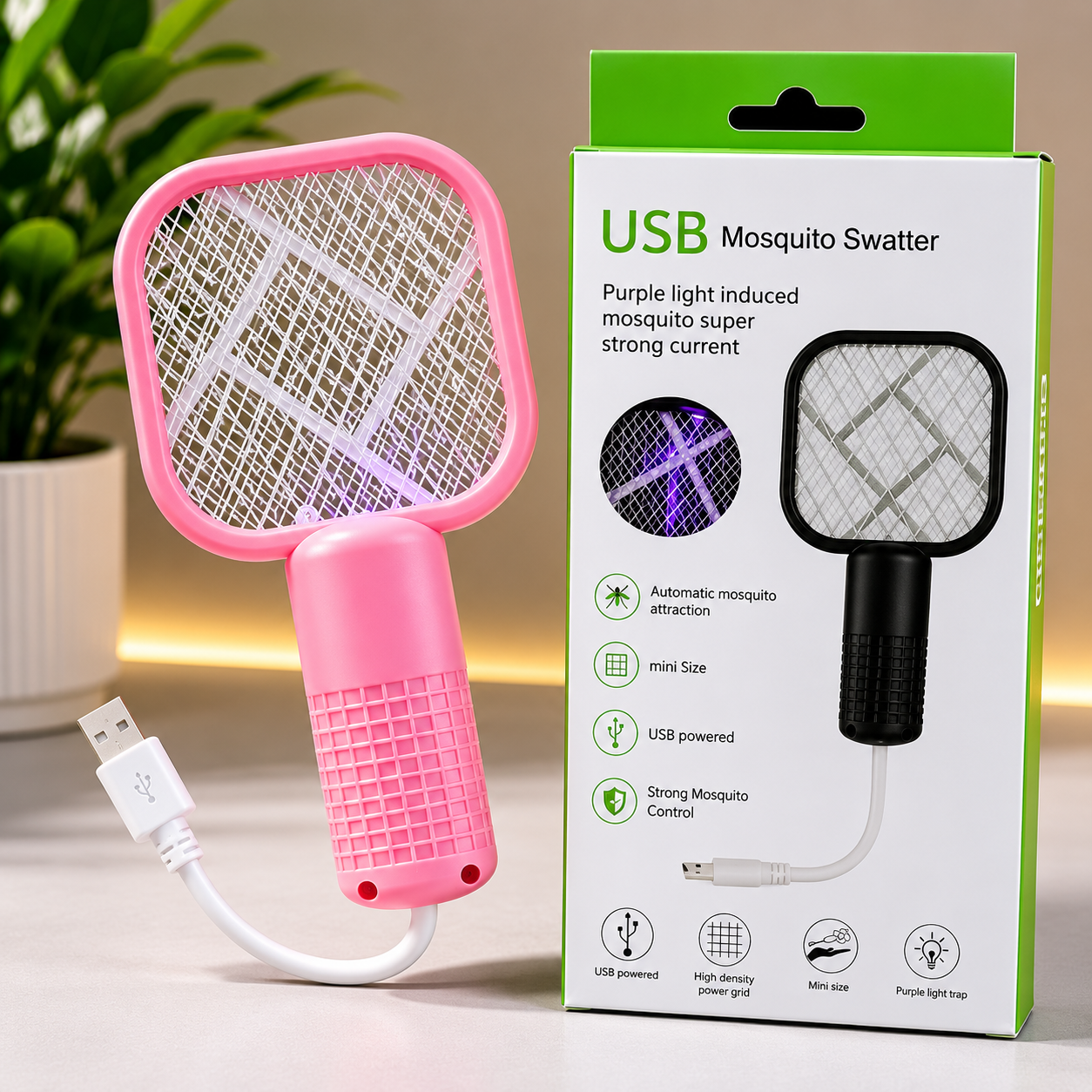 MINI ELECTRIC USB MOSQUTIO RACKET