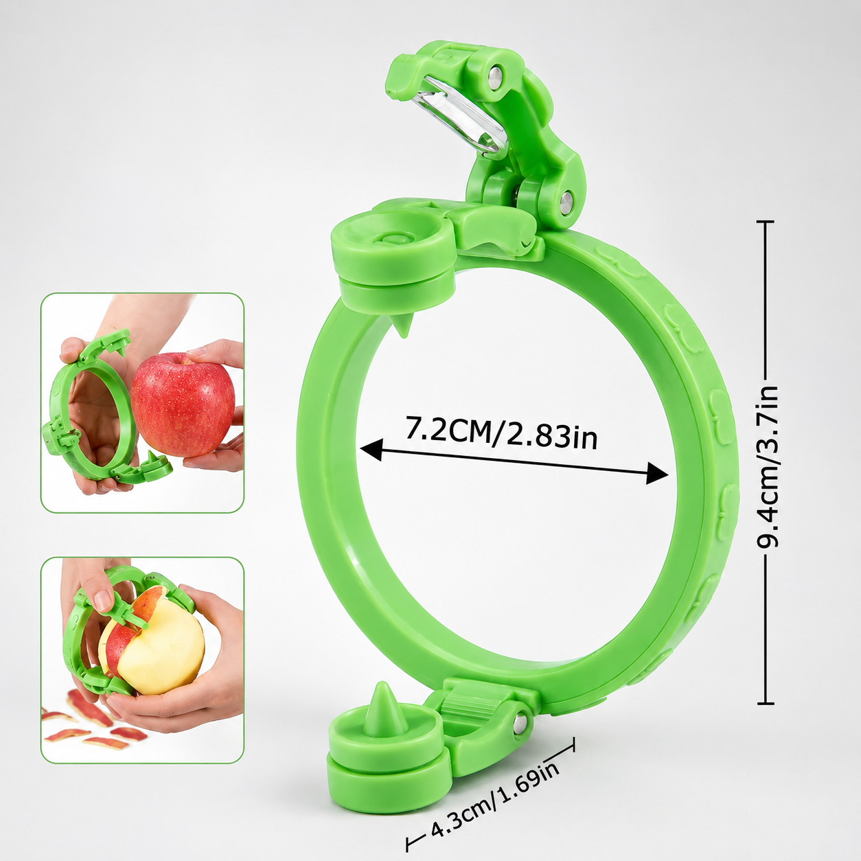 Handheld Rotating Fruit Peeler