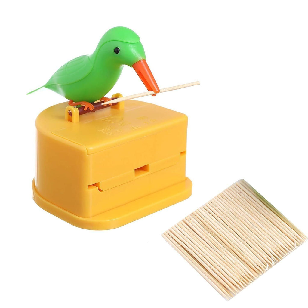 Cute Bird Toothpick Dispenser Bird Shape Toothpick Holder Box