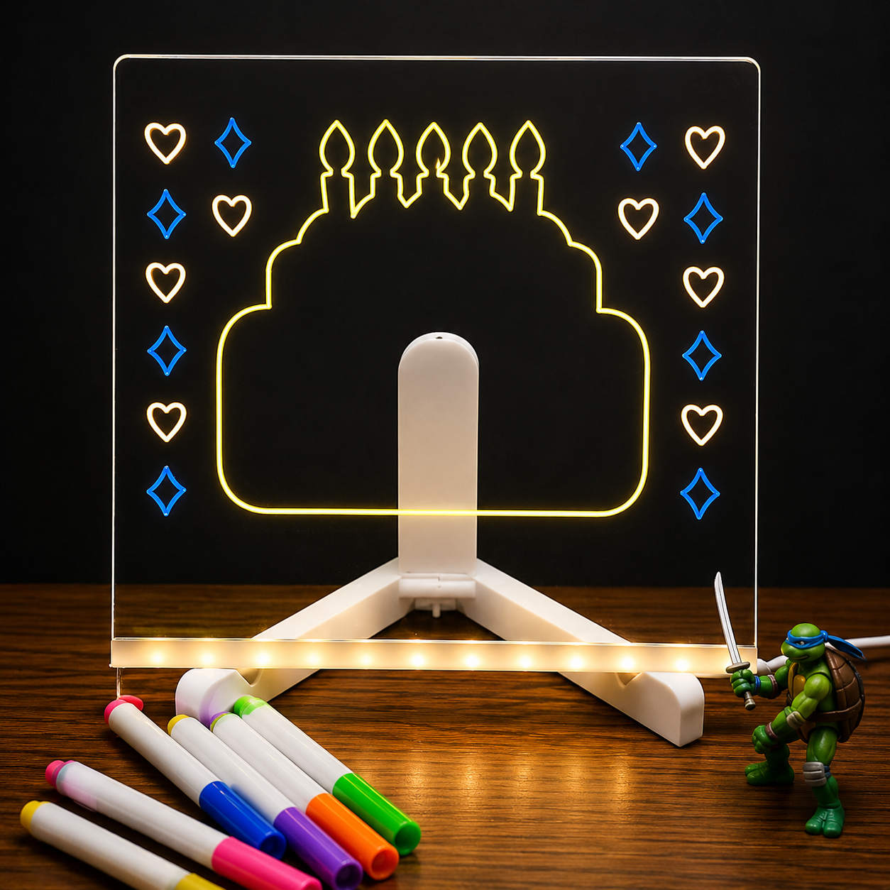 NISCO LED Writing Memo Board Lamp Acrylic Light